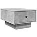 Tavolino Da Salotto Grigio Cemento 60x45x31cm Legno Multistrato - Foto miniatura 2