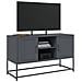 Mobile Tv Antracite 100,5x39x60,5 Cm In Acciaio - Foto miniatura 6