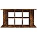 Supporto Acquario 120x40x60 Cm In Legno Multistrato Rovere Fumo - Foto miniatura 3