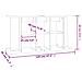 Supporto Acquario 120x40x60 Cm In Legno Multistrato Rovere Fumo - Foto miniatura 7