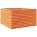 Fioriera Giardino Marrone Cera 80x80x46 Cm Legno Massello Pino - Foto miniatura 1