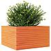 Fioriera Giardino Marrone Cera 80x80x46 Cm Legno Massello Pino - Foto miniatura 6