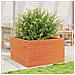 Fioriera Giardino Marrone Cera 80x80x46 Cm Legno Massello Pino - Foto miniatura 7