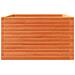 Fioriera Giardino Marrone Cera 80x80x46 Cm Legno Massello Pino - Foto miniatura 8