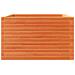 Fioriera Giardino Marrone Cera 80x80x46 Cm Legno Massello Pino - Foto miniatura 10