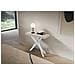Consolle Allungabile 90x40/300 Cm Saki Cashmere Gambe Bianche - Foto miniatura 4