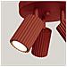 Lampada Da Soffitto Karbon 3p Rosso Ocra Sl. 1639 - Minimalista Lampada Da Soffitto Ocra Rossa 18x19.5x19.5 Cm - Foto miniatura 5