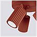 Lampada Da Soffitto Karbon 3p Rosso Ocra Sl. 1639 - Minimalista Lampada Da Soffitto Ocra Rossa 18x19.5x19.5 Cm - Foto miniatura 6