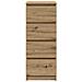 Credenza Rovere Artigianale 37,5x35x99 cm in Legno Multistrato - Foto miniatura 2