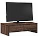 Supporto Monitor Con Cassetti Marrone 50x27x15 Cm In Truciolato - Foto miniatura 3