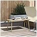 Tavolino Da Giardino Rettangolare Beige 80x40x37 Cm Polyrattan - Foto miniatura 3