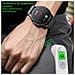 Smartwatch P50 Con Pompa D'aria E Pallone Per Il Test Della Pressione Sanguigna Reale. Termometro Corporeo, Frequenza Respiratoria. - Foto miniatura 2