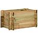 Fioriera Giardino Letto Vegetale Legno Pino Impregnato 40 Cm - Foto miniatura 2