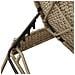 Lettini Prendisole 2pz con Tavolino Grigio Chiaro in Polyrattan - Foto miniatura 9