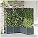 Vaso da Giardino con Trellis 5 pcs Grigio Chiaro 120x120x143 cm - Foto miniatura 2