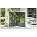 Vaso da Giardino con Trellis 5 pcs Grigio Chiaro 120x120x143 cm - Foto miniatura 4