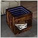 Tavolino da Salotto con LED Infinity Rovere Fumo 50x50x50 cm - Foto miniatura 2