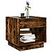 Tavolino da Salotto con LED Infinity Rovere Fumo 50x50x50 cm - Foto miniatura 5