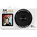 Fotocamera Digitale Ccd 5k Con Doppio Schermo Per Selfie Da 80mp White - Foto miniatura 1