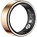 Anello Intelligente Impermeabile Ip68+5atm - Monitoraggio Salute E Notifiche Gold 9 - Foto miniatura 2