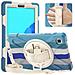 Custodia Per Samsung Galaxy Tab A7 10.4” Con Tracolla Blu - Foto miniatura 4