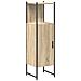 Set di Mobili da Bagno  in 3 Pezzi Rovere Chiaro Legno Ingegnerizzato, Specchio da Bagno  con Mensola Rovere Chiaro 50x12x60 cm Legno Ingegnerizzato - Foto miniatura 6