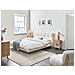 Letto Bouclé Soulisse 180 X 200 Cm Bianco Sporco - Foto miniatura 1