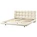 Letto Bouclé Soulisse 180 X 200 Cm Bianco Sporco - Foto miniatura 4