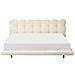 Letto Bouclé Soulisse 180 X 200 Cm Bianco Sporco - Foto miniatura 5