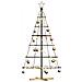 Albero a Cono di Natale con supporto Nero 150 cm Acciaio - Foto miniatura 3