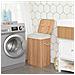 CESTINO PER LA BIANCHERIA Contenitore pieghevole in bambù per il bagno - Foto miniatura 3