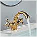 Rubinetto per lavabo da bagno, Blackswan, tipo M294, modello oro lucido, misura 14 cm - Foto miniatura 3