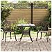 Set di Tavolo da Giardino 3 pcs Bronzo Alluminio pressofuso - Foto miniatura 2