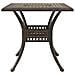 Set di Tavolo da Giardino 3 pcs Bronzo Alluminio pressofuso - Foto miniatura 8