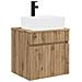 Mobile lavabo da parete Rovere Artigianale 49 x 41 x 63 cm - Foto miniatura 1