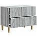Armadio da Notte con cassetto Grigio Sonoma 62 x 34,5 x 48 cm - Foto miniatura 3