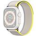 Cinturino Orologio per Apple Watch - Nylon, Beige, Giallo - Foto miniatura 1