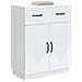 Credenza Bianco 66 x 34,5 x 87 cm Legno ingegnerizzato - Foto miniatura 3