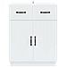 Credenza Bianco 66 x 34,5 x 87 cm Legno ingegnerizzato - Foto miniatura 6