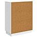 Credenza Bianco 66 x 34,5 x 87 cm Legno ingegnerizzato - Foto miniatura 8