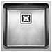 LIW400SACMU Lavello Inox W-Square 400 Satinato Inox  - Foto miniatura 1