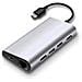 Mini Docking Station Universale per Laptop USB-C 3.1 / 3x USB 3.0 / HDMI Colore Argento - Foto miniatura 1