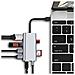 Mini Docking Station Universale per Laptop USB-C 3.1 / 3x USB 3.0 / HDMI Colore Argento - Foto miniatura 2