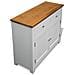 Credenza 90x33,5x83 cm in Massello di Rovere - Foto miniatura 5