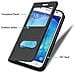 Custodia Compatibile Con Samsung Galaxy J5 2015 In Nero Cometa - Coperchio Protettivo Con Chiusura Magnetica, Funzione Stand E 2 Finestre Di Visualizzazione - Foto miniatura 6