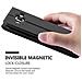Custodia Compatibile Con Samsung Galaxy J5 2015 In Nero Cometa - Coperchio Protettivo Con Chiusura Magnetica, Funzione Stand E 2 Finestre Di Visualizzazione - Foto miniatura 8