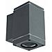 V-tac Vt-841 Portalampada Wall Light Da Muro In Alluminio Quadrato Grigio Opaco 1xgu10 Ip44 - Sku 8626 - Foto miniatura 1