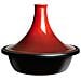 Tajine Con Base In Ghisa E Cono In Ceramica Diametro 35 Cm Colore Rosso - Foto miniatura 1