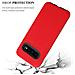 Custodia Compatibile Con Samsung Galaxy S10 In Rosso Garofano - Outdoor Coperchio Protettivo Ibrido Con Superficie Antiscivolo Extra Grip Con Design A Triangolo In Silicone E Plastica - Foto miniatura 5