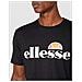 Elesse Prado T-shirt Da Uomo, Uomo, T-shirt, Shc07405, Nero, L - Foto miniatura 5